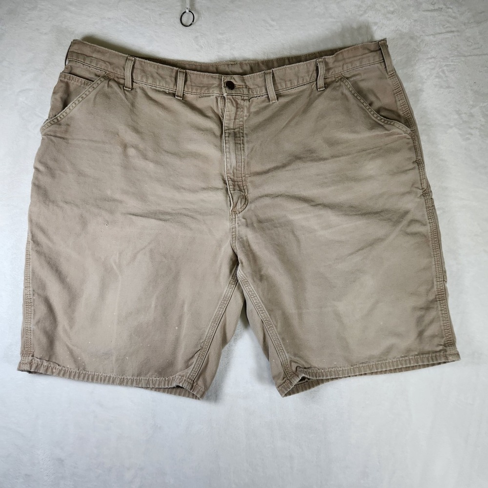 Carhartt Men's Workwear Shorts Canvas‎ Utility Pocket Casual Brown 46